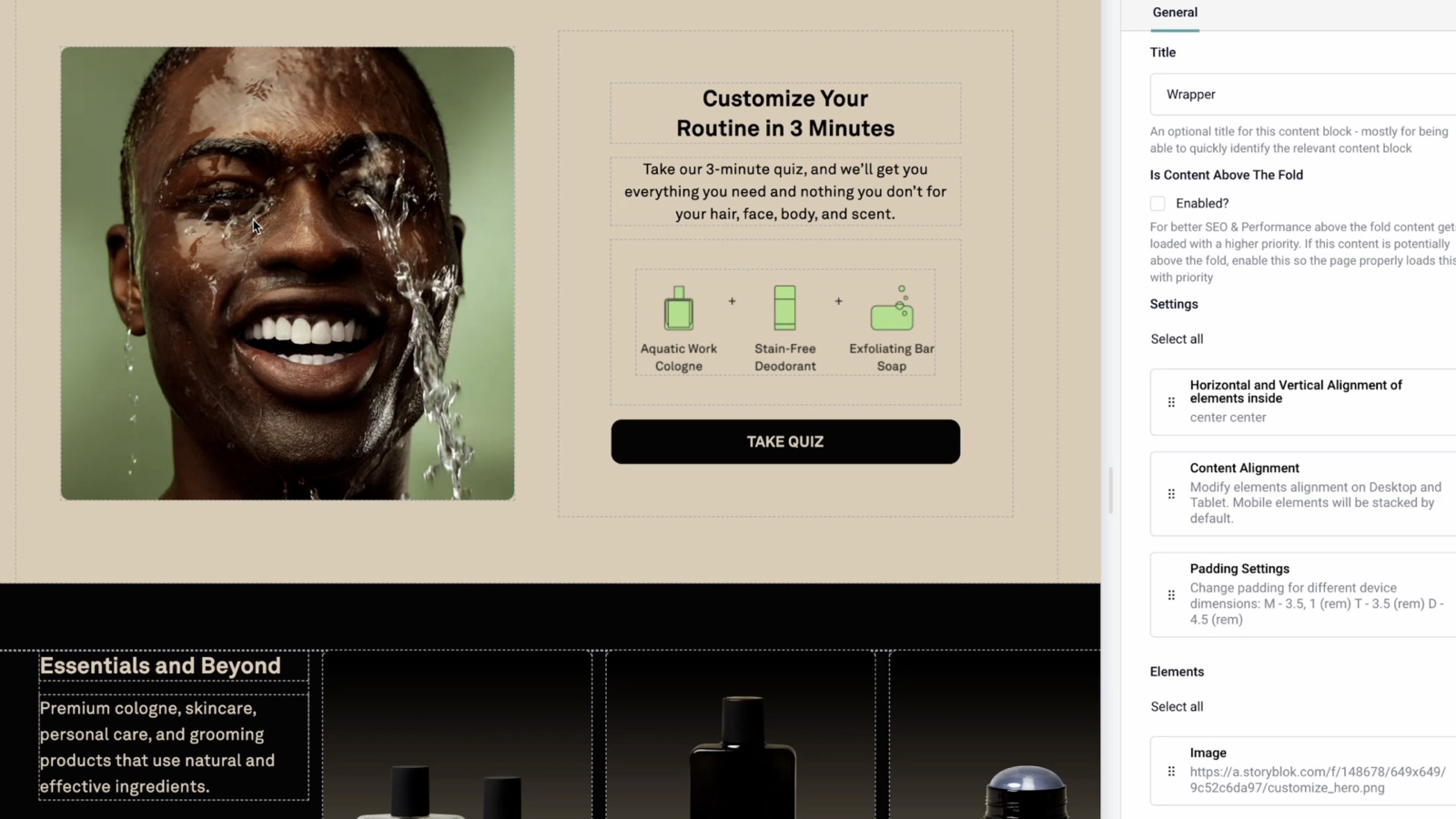 Website and CMS design